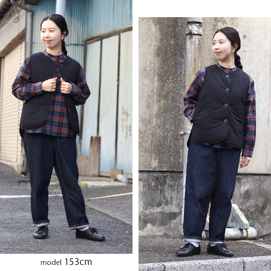 中綿キルティングベスト【ista-ire／イスタイーレ】ピーチ起毛　中綿キルティングベスト(3603-5040） |  | 09