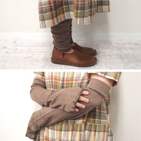 シルク100％レッグ＆アームウォーマー ciel serein |  | 02