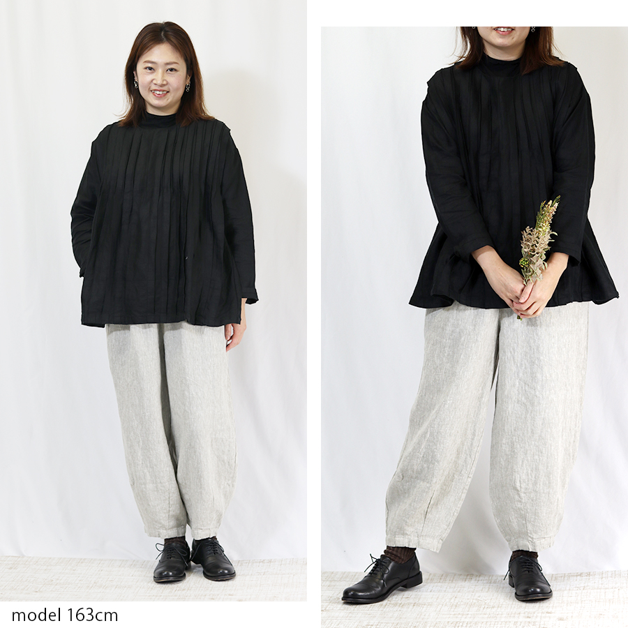 9番手リネンバルーンパンツ【08Mab ゼロハチマブ】麻100％ ハレの日に