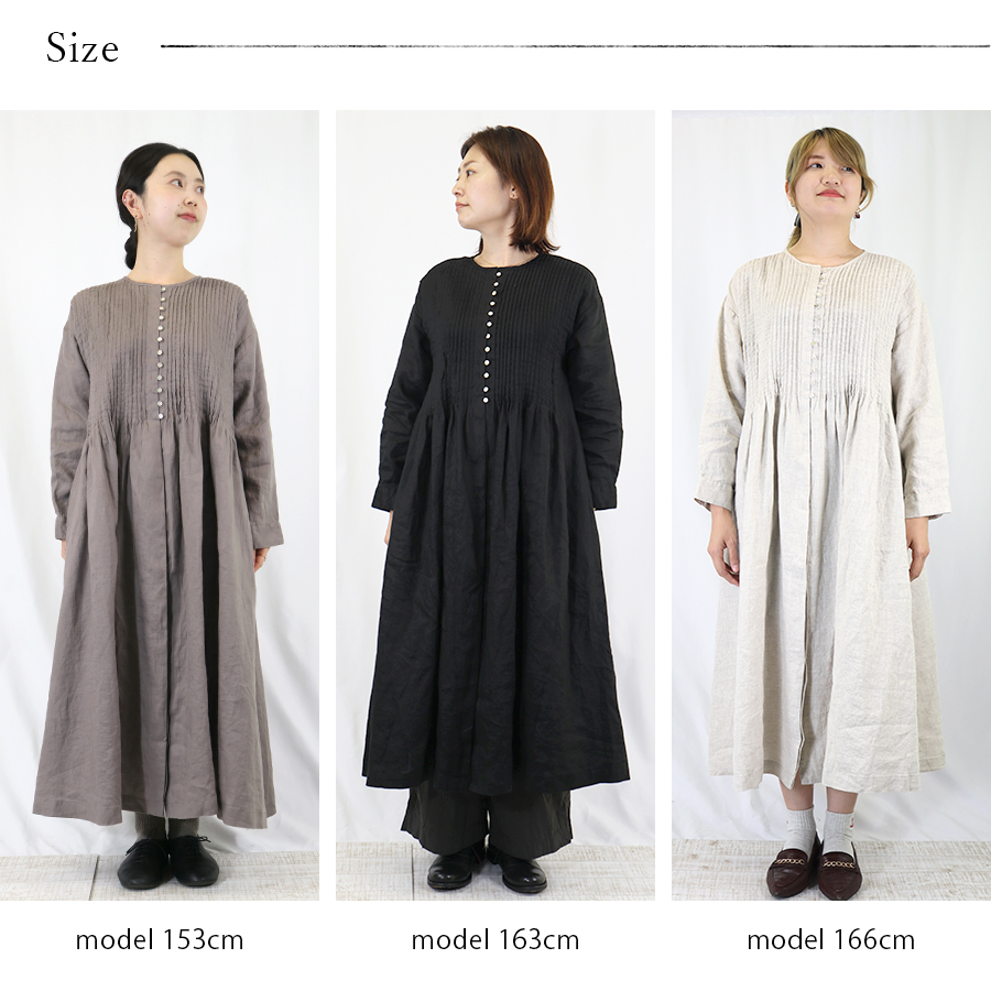 ピンタック多ボタンワンピース 【08Mab】 : W Pocket - 通販 - Yahoo