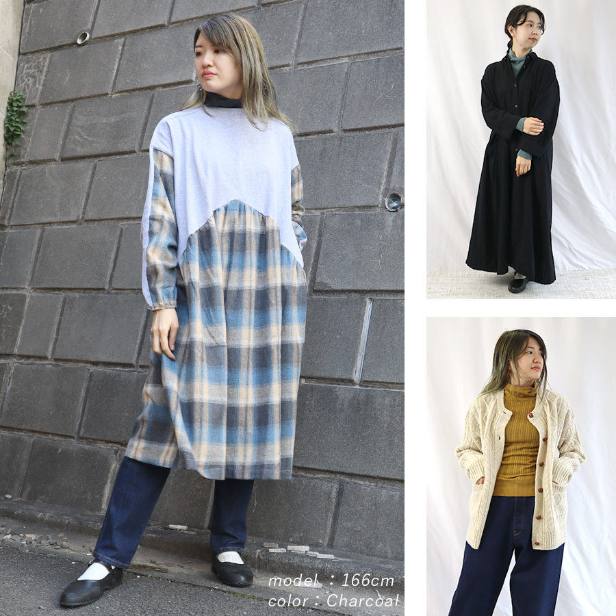 コットンリブハイネックニット 08Mab ちくちくしない : W Pocket