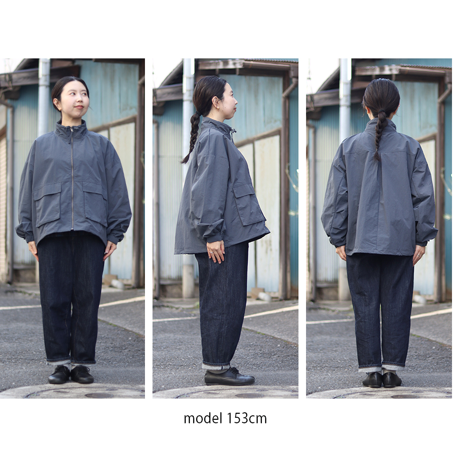 撥水ナイロンスタンドカラーライトアウター m.m.o. : W Pocket - 通販