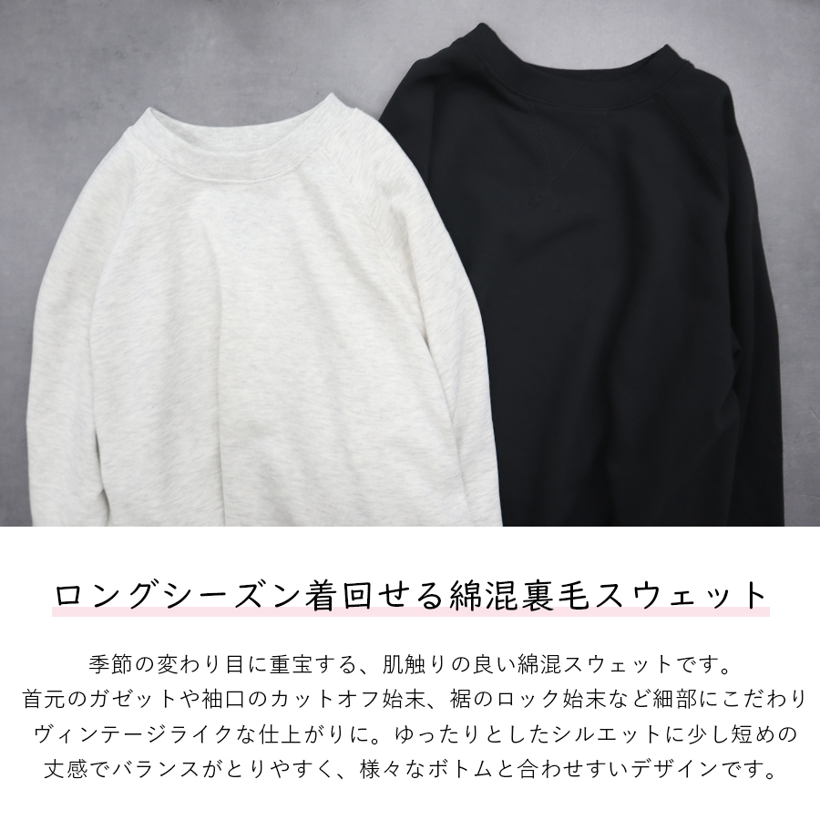 綿混裏毛スウェット M.M.O. プルオーバー |  | 01