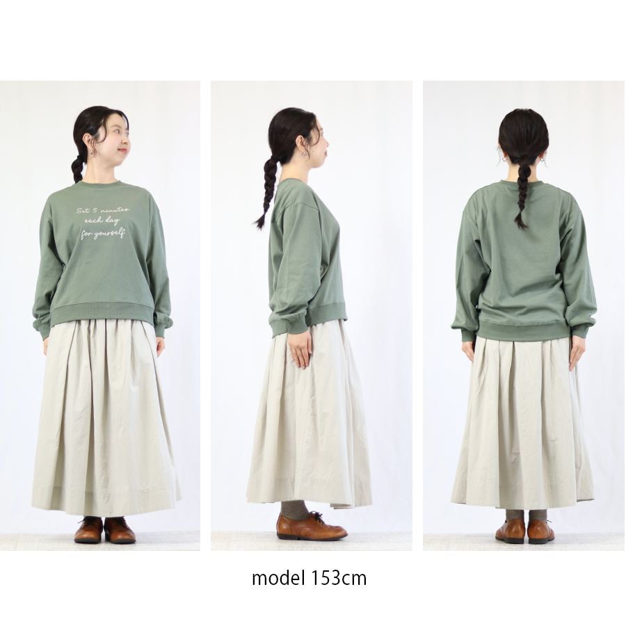 ロゴ刺繍コットンロンＴ　m.m.o.　綿100％ |  | 13