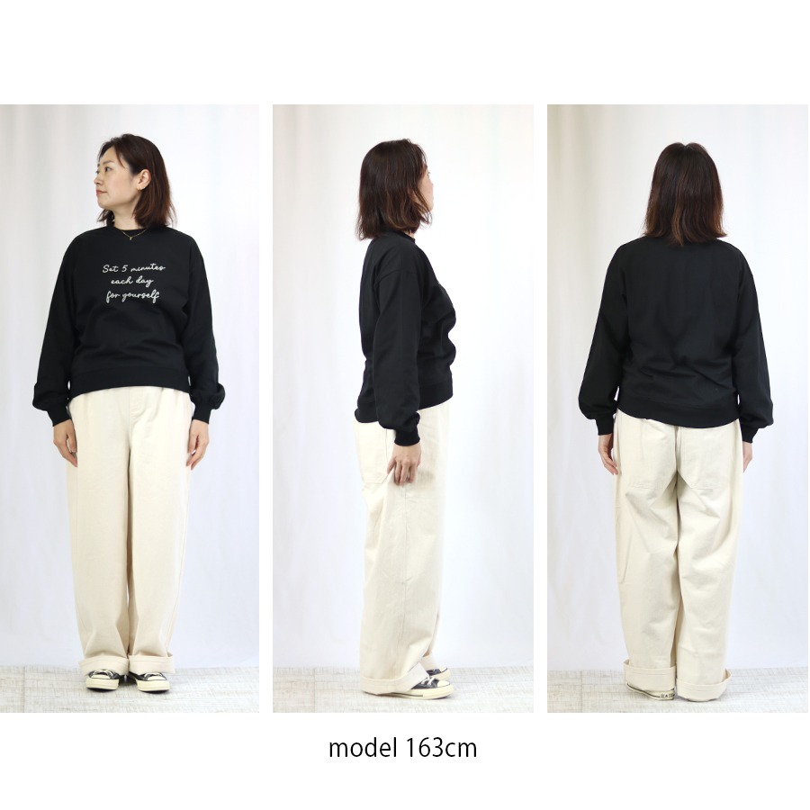 ロゴ刺繍コットンロンＴ　m.m.o.　綿100％ |  | 14