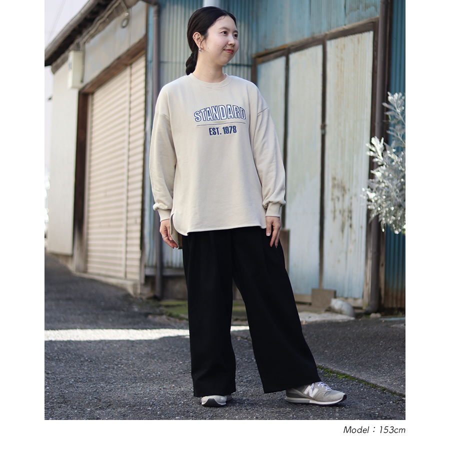コットン裏毛ロゴ刺繍スウェット 【M.M.O.】綿100％　トレーナー |  | 07