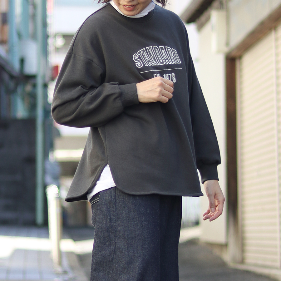 コットン裏毛ロゴ刺繍スウェット 【M.M.O.】綿100％　トレーナー |  | 09