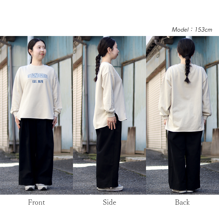 コットン裏毛ロゴ刺繍スウェット 【M.M.O.】綿100％　トレーナー |  | 12