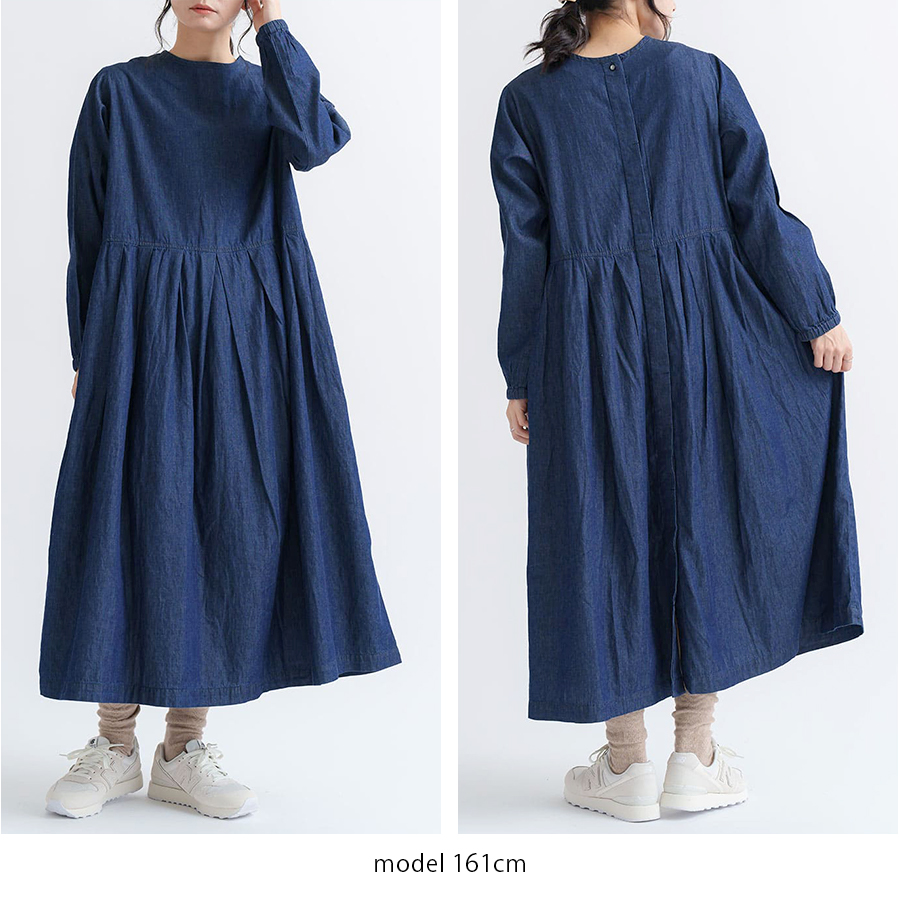 デニム前後2wayワンピース m.m.o. コットン : W Pocket - 通販 - Yahoo