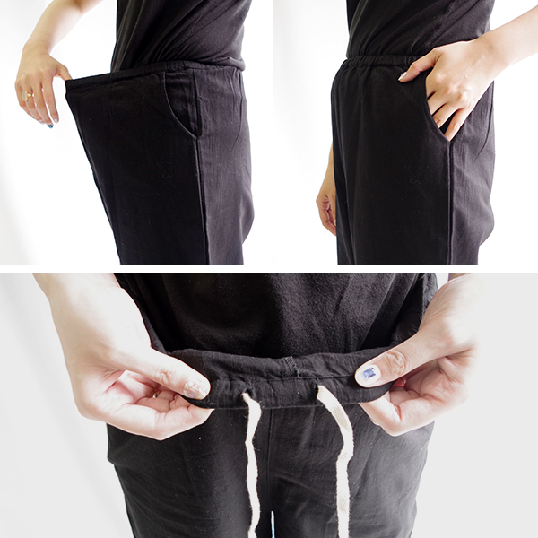 綿麻スラブコクーンパンツ【m.m.o.】 |  | 08