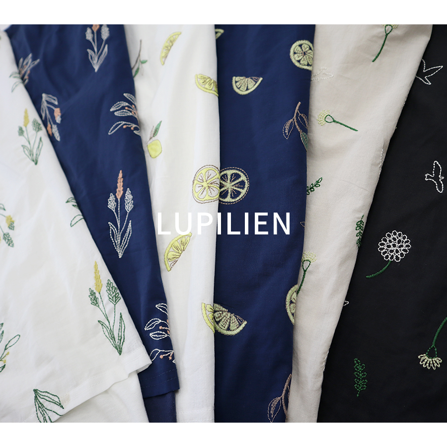刺繍天竺切替えプルオーバー【Lupilien】 : W Pocket - 通販 - Yahoo 