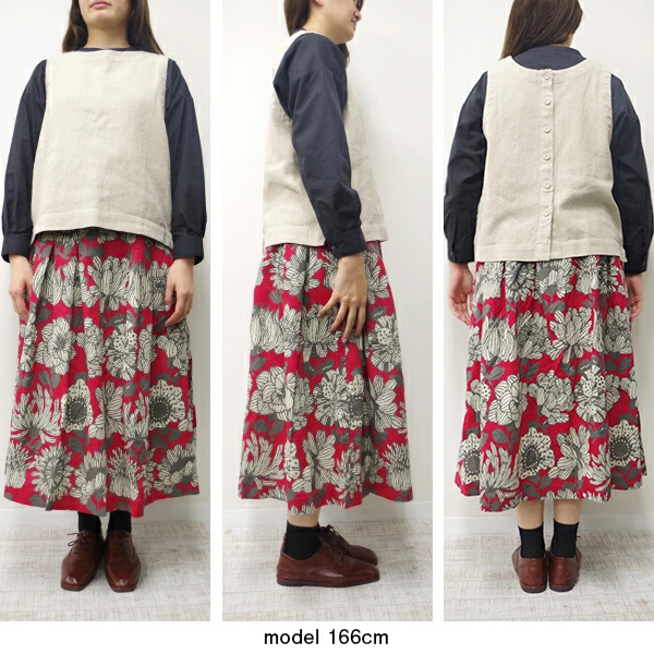 ベスト レディース 春 秋 麻 綿 トップス 重ね着 おしゃれ |  | 10