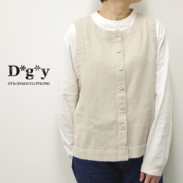 ベスト レディース 春 秋 麻 綿 トップス 重ね着 おしゃれ |  | 04