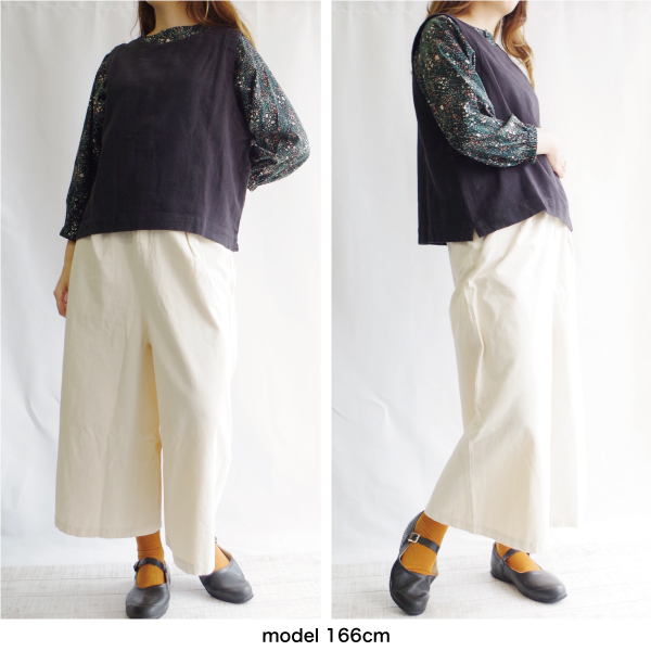 ベスト レディース 春 秋 麻 綿 トップス 重ね着 おしゃれ |  | 03