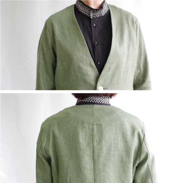 リネン起毛Ｖネックジャケット【GRANDMA MAMA DAUGHTER】 |  | 03