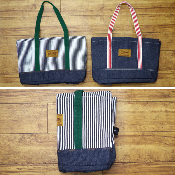 デニム＆ヒッコリー保冷温BIGバッグ　up tempo |  | 01