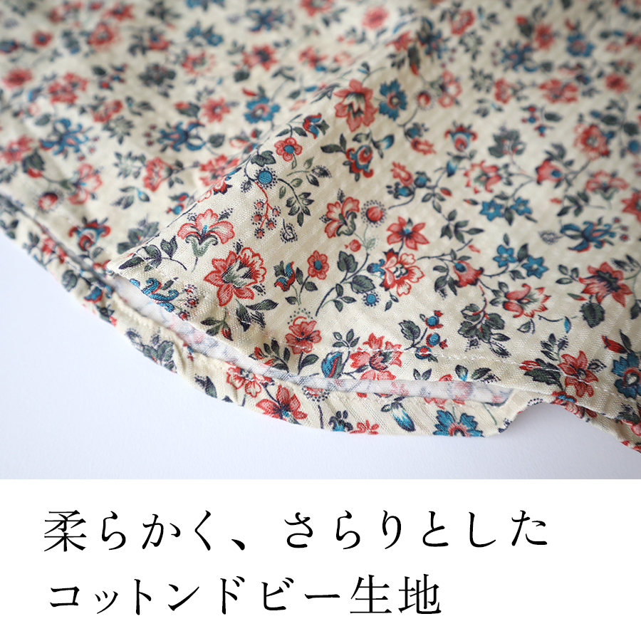 Little Garden』ラウンドカラーH/Sシャツ GRANDMA MAMA DAUGHTER
