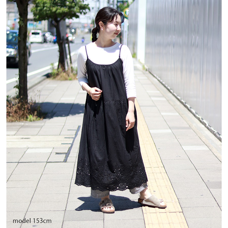 レースキャミワンピース 裾レースキャミワンピース : W Pocket - 通販 - Yahoo!ショッピング