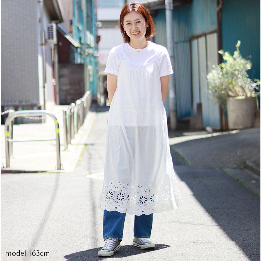 裾レースキャミワンピース : W Pocket - 通販 - Yahoo!ショッピング