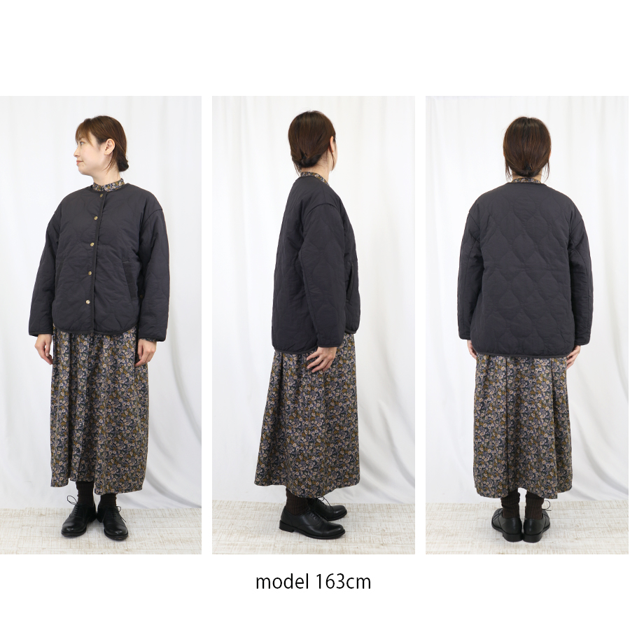 ナイロン中綿キルトショートコート cloudnine ひょうたんキルト |  | 09