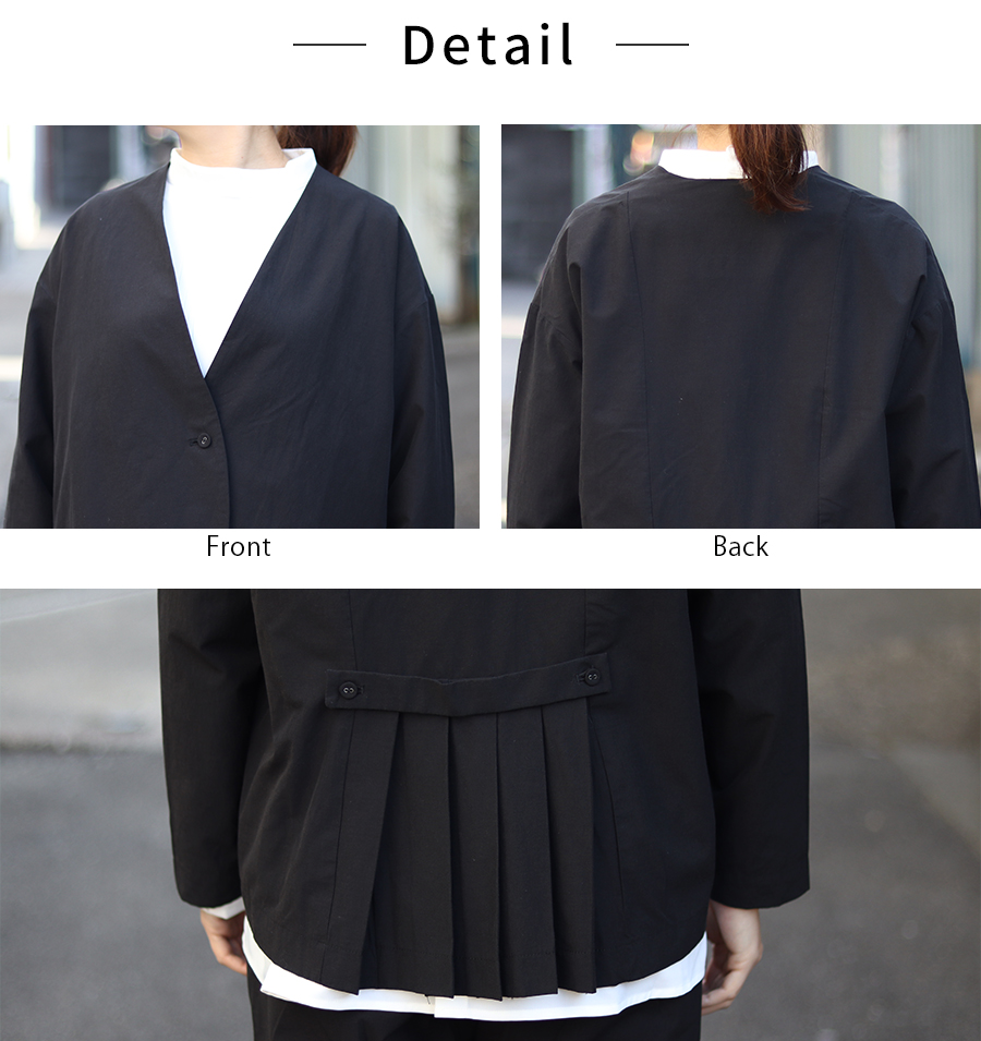 後ろプリーツ一つボタンジャケット【cloudnine】 |  | 07