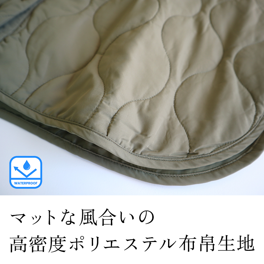 中綿キルトフード付きロングコート　cloudnine |  | 08