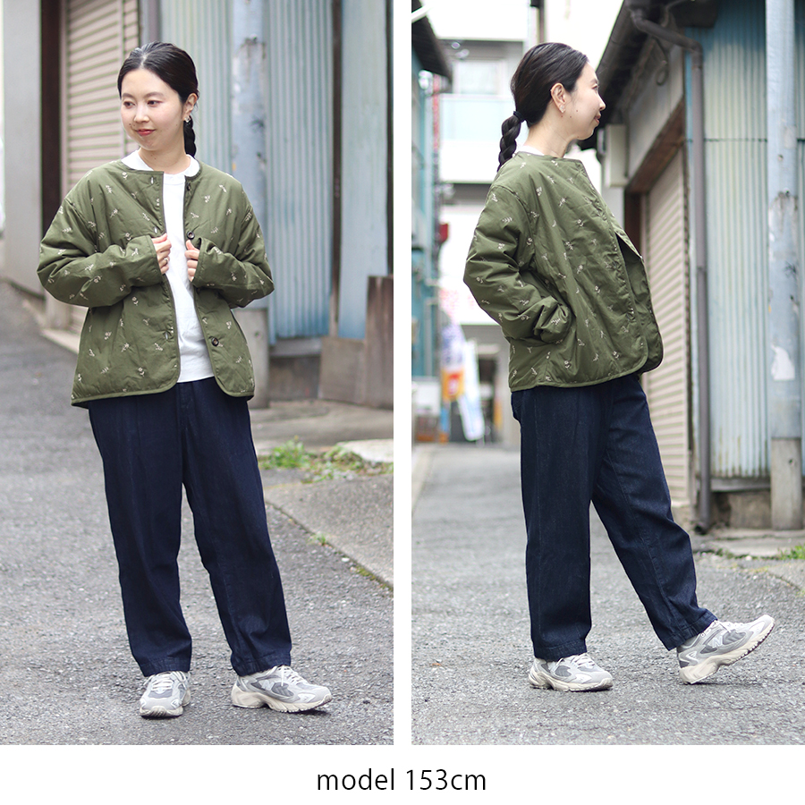 小花柄刺繍入り中綿ショート丈コート【cloudnine】 |  | 08