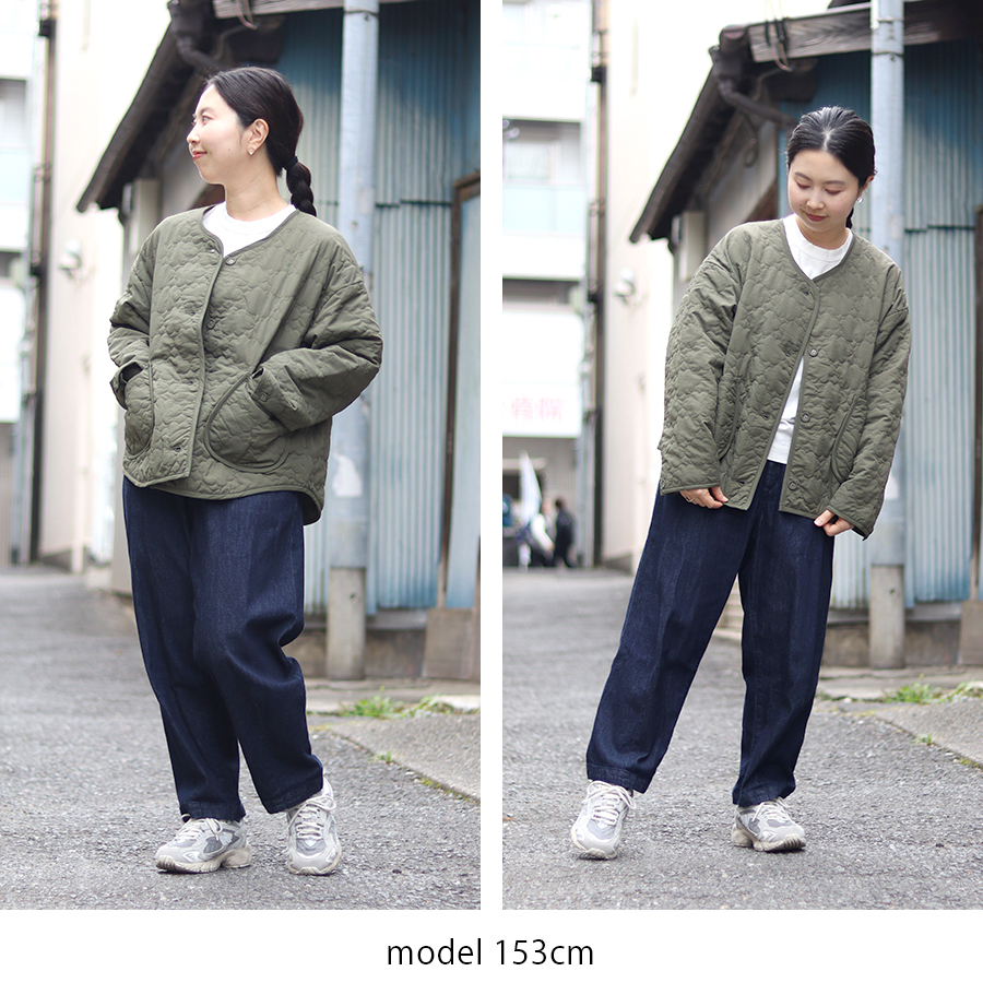 中綿前開き雲形キルティングコート【クラウドナイン／cloudnine】キルトコート 撥水加工 |  | 11