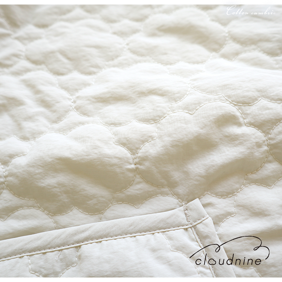 中綿前開き雲形キルティングコート【クラウドナイン／cloudnine】キルトコート 撥水加工 |  | 08