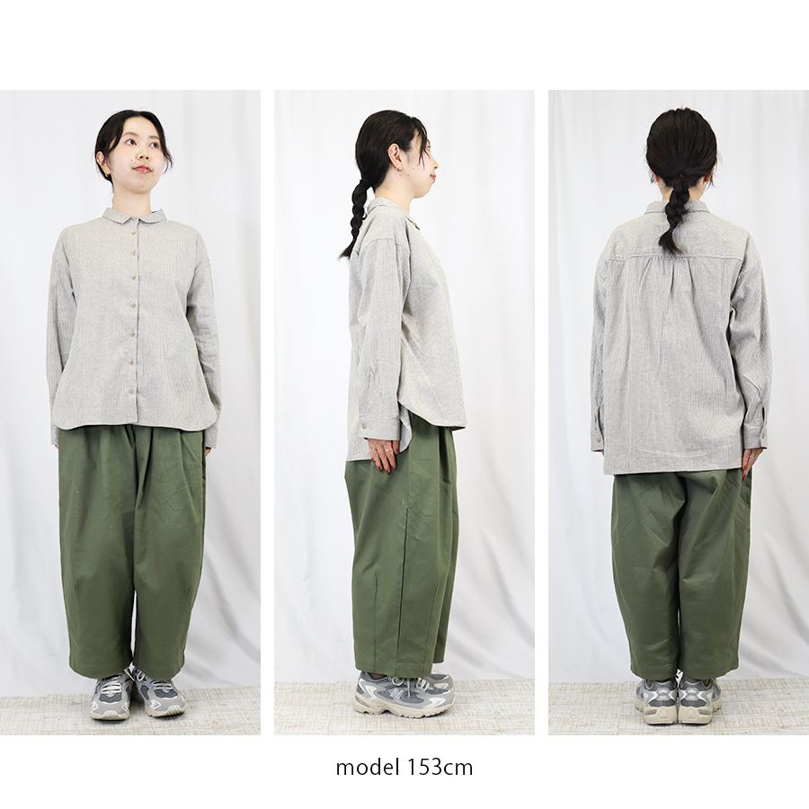 rinn様 おまとめ専用/ D.M.G クラウドナイン ブラウス 2点 コットンフランネルストライプシャツブラウス【cloudnine】 : W Pocket