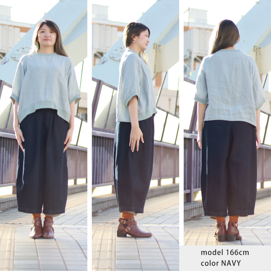 デニムバルーンパンツ koti : W Pocket - 通販 - Yahoo!ショッピング