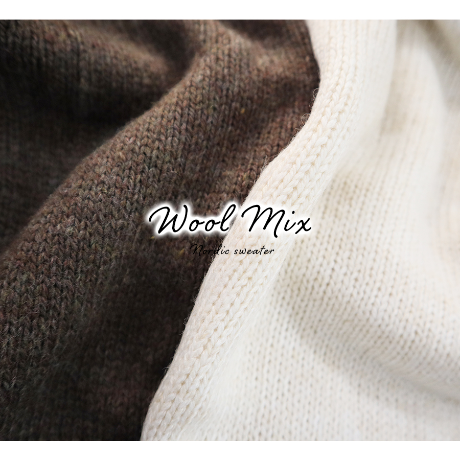 ノルディック柄ニット【cloudnine】 : W Pocket - 通販 - Yahoo