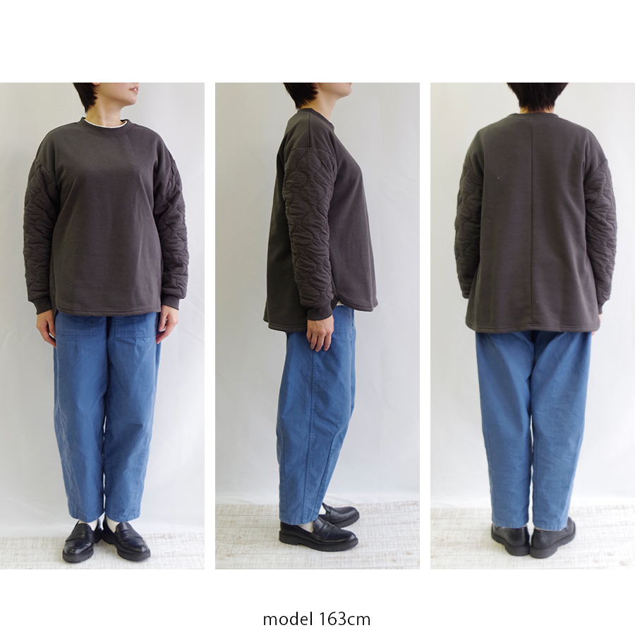 裏シャギー袖ジャガードキルトプルオーバー |  | 09