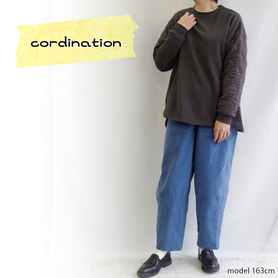 裏シャギー袖ジャガードキルトプルオーバー |  | 04