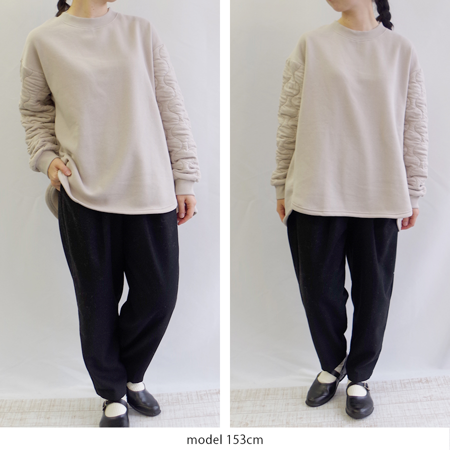 裏シャギー袖ジャガードキルトプルオーバー |  | 05