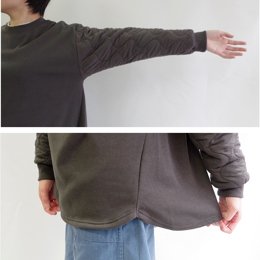 裏シャギー袖ジャガードキルトプルオーバー |  | 07