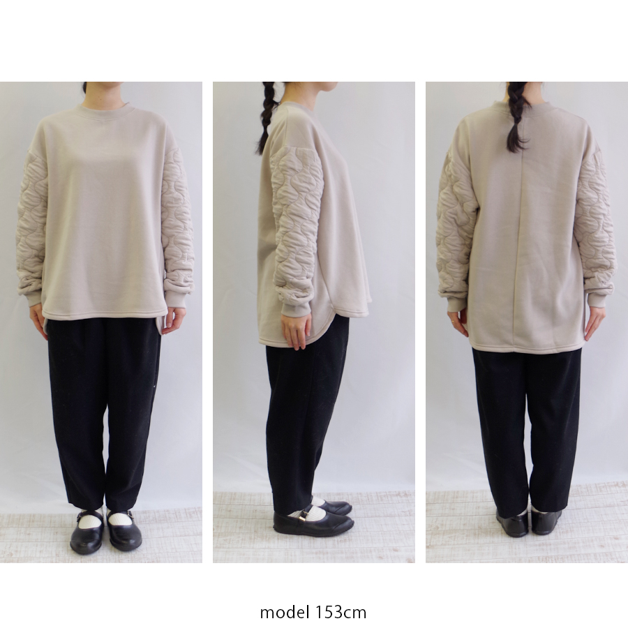 裏シャギー袖ジャガードキルトプルオーバー |  | 08