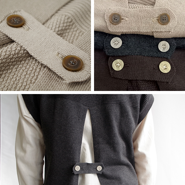 編み柄後ろ開きベスト north object de petit... |  | 08