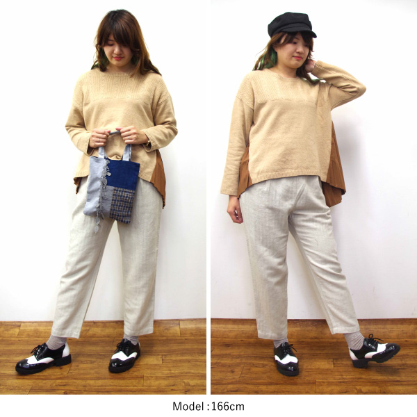 バックプリーツ切替えニットプルオーバー north object de petit |  | 02