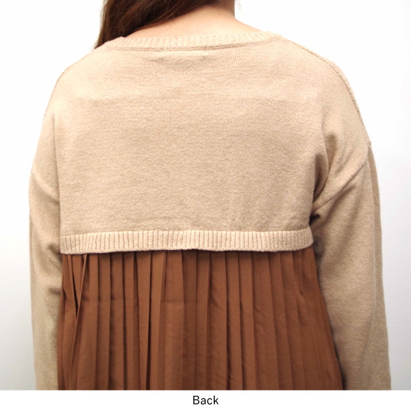 バックプリーツ切替えニットプルオーバー north object de petit |  | 04