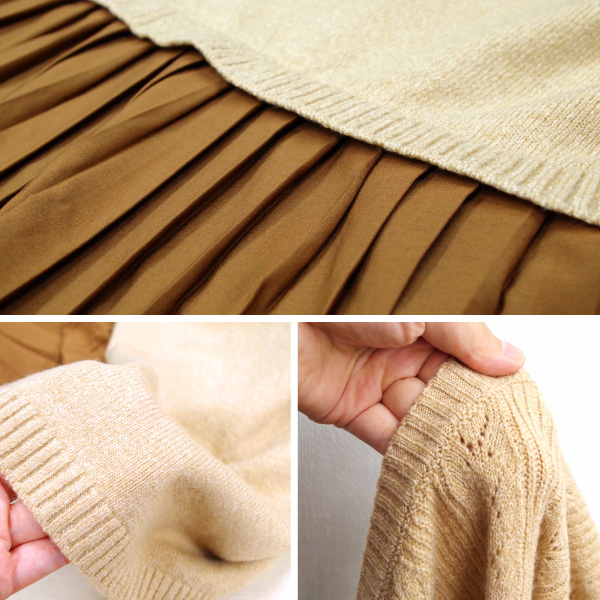 バックプリーツ切替えニットプルオーバー north object de petit |  | 06