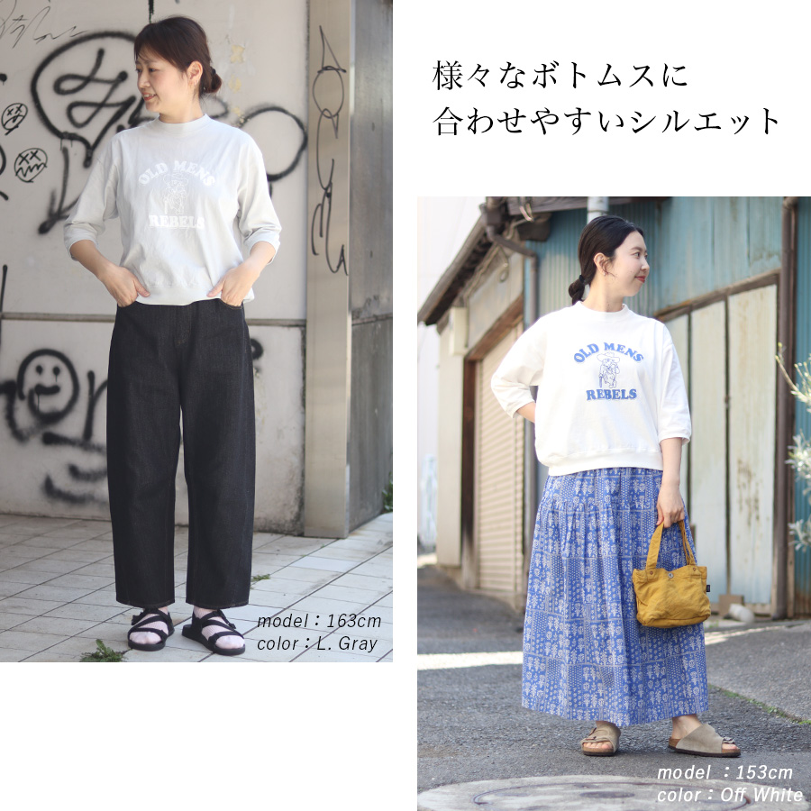 七分袖プリントプルオーバー 『OLD MENS REBELS』　PACIFIC PARK STORE |  | 02