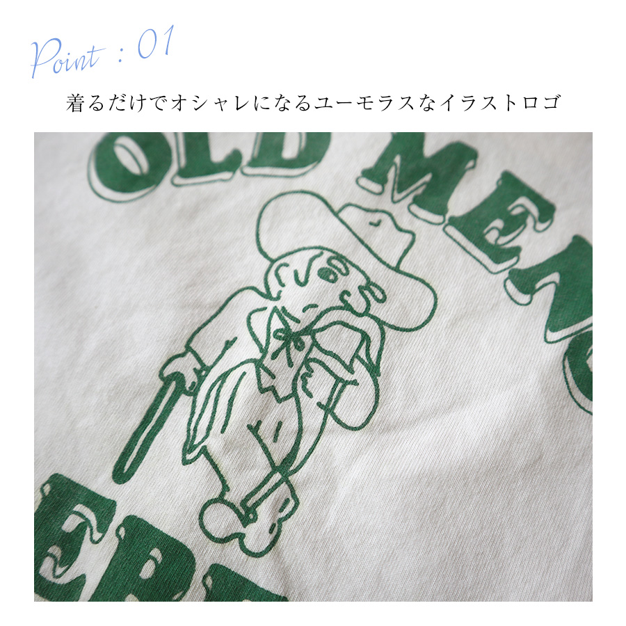 七分袖プリントプルオーバー 『OLD MENS REBELS』　PACIFIC PARK STORE |  | 03