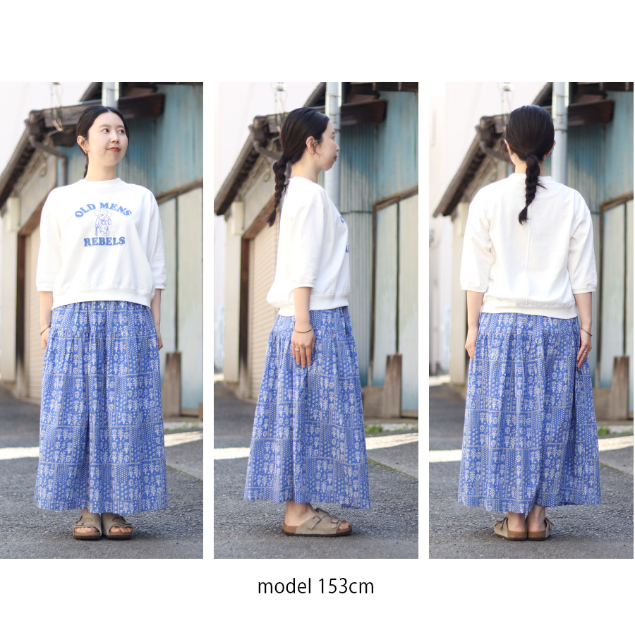 七分袖プリントプルオーバー 『OLD MENS REBELS』　PACIFIC PARK STORE |  | 08
