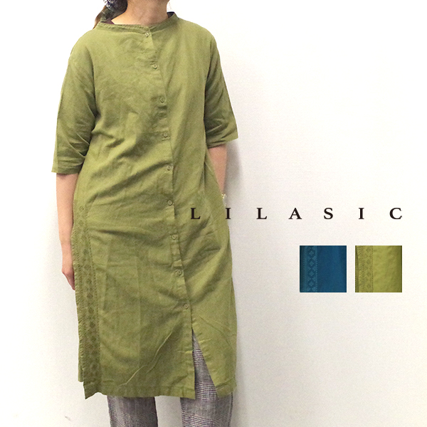 サイドスリット刺繍２ＷＡＹワンピース LILASIC リラシク |  | 03