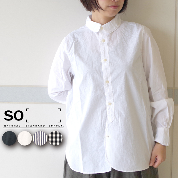 しゃつ ぶらうす so 綿100 タイプライター コットン100 |  | 03