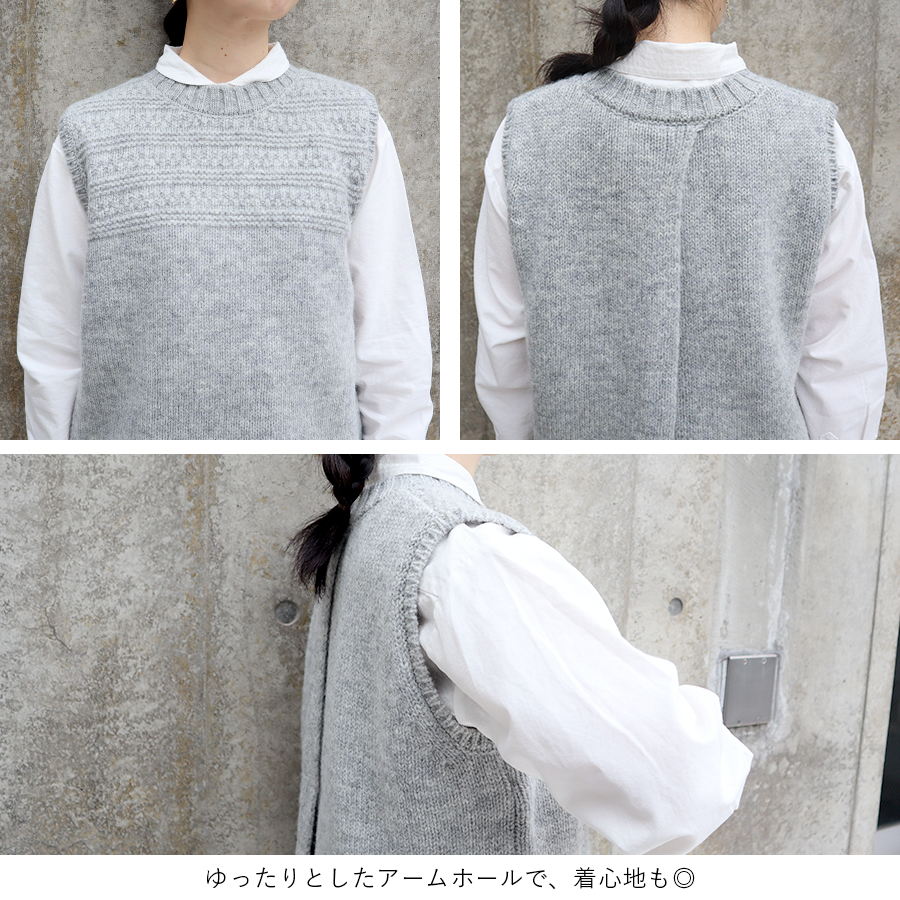 ガーターMIX柄後ろ割れベスト : W Pocket - 通販 - Yahoo