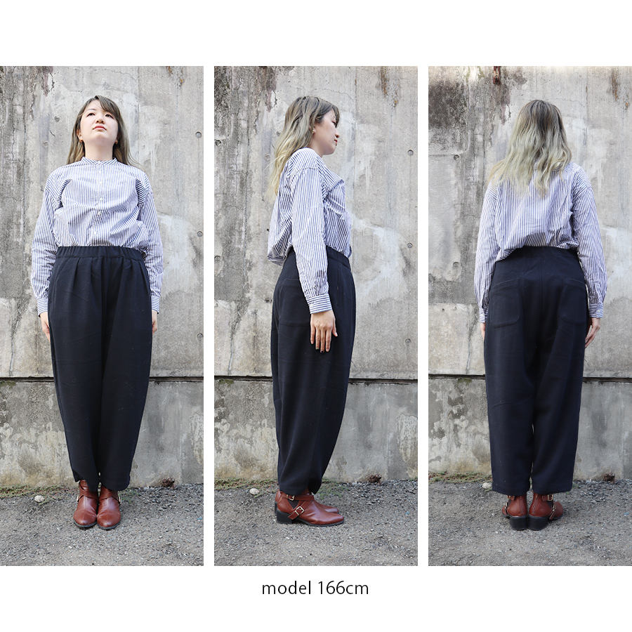 ウール混サルエルタックパンツ【SO　エスオー】 |  | 12