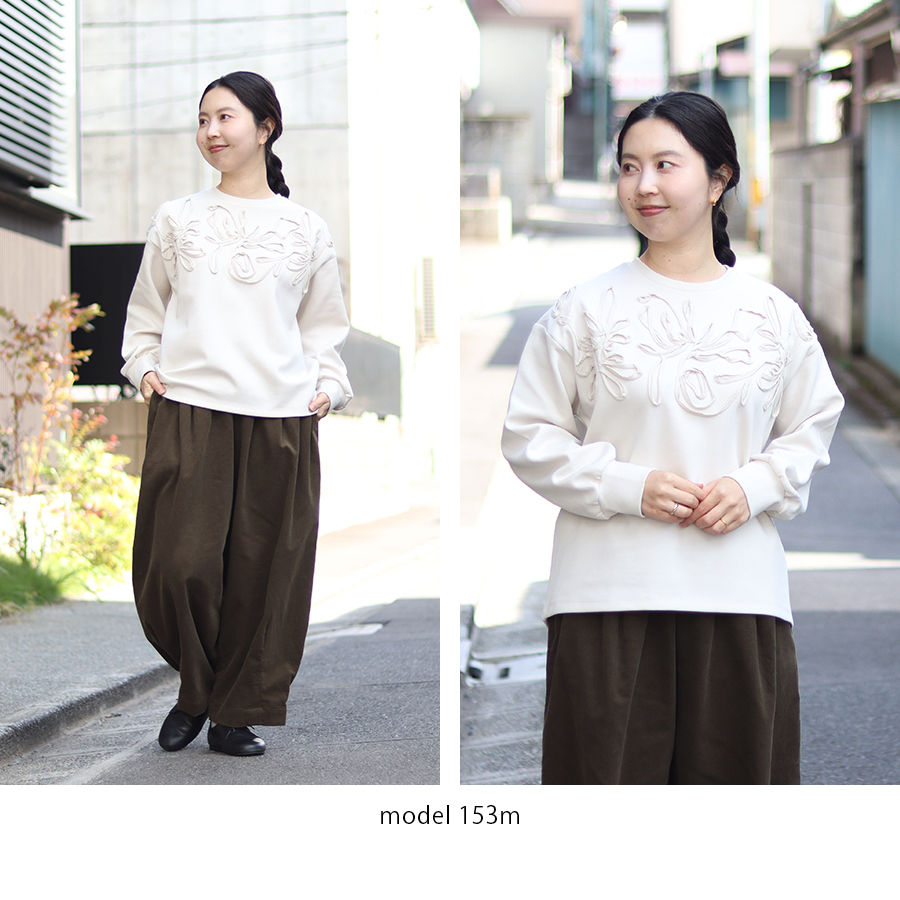 ブレードエンブロイダリープルオーバー【LILASIC／リラシク】 : W