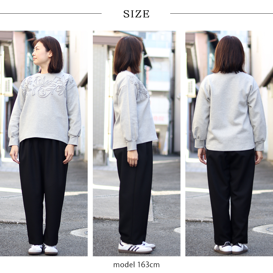 ブレードエンブロイダリープルオーバー【LILASIC／リラシク】 : W